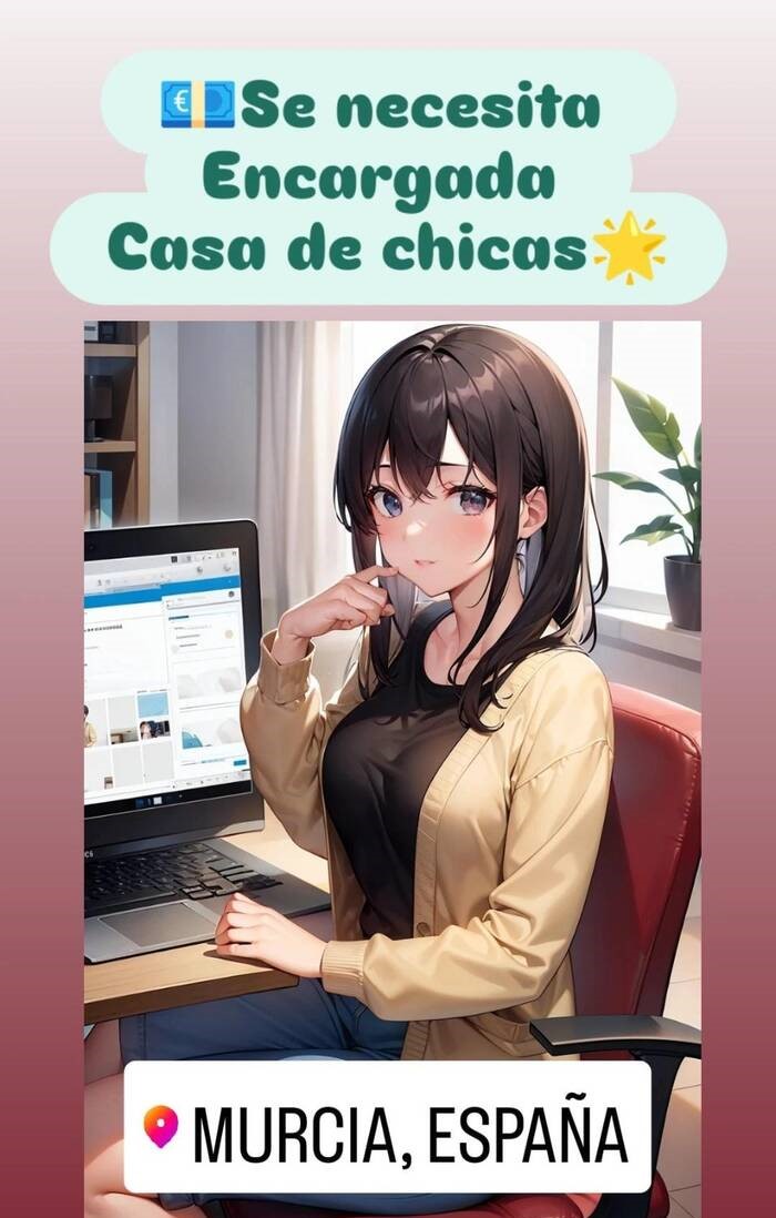 TRABAJA COMO ENCARGADA