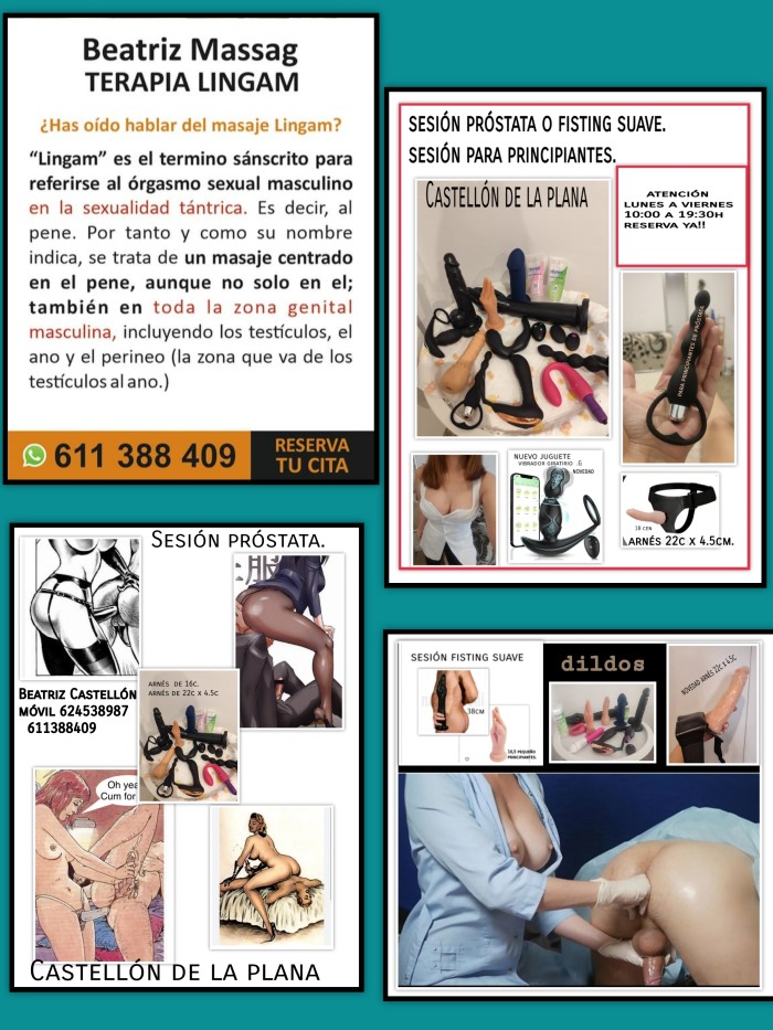 Masajes sensitivo y terapias lingam estimulante