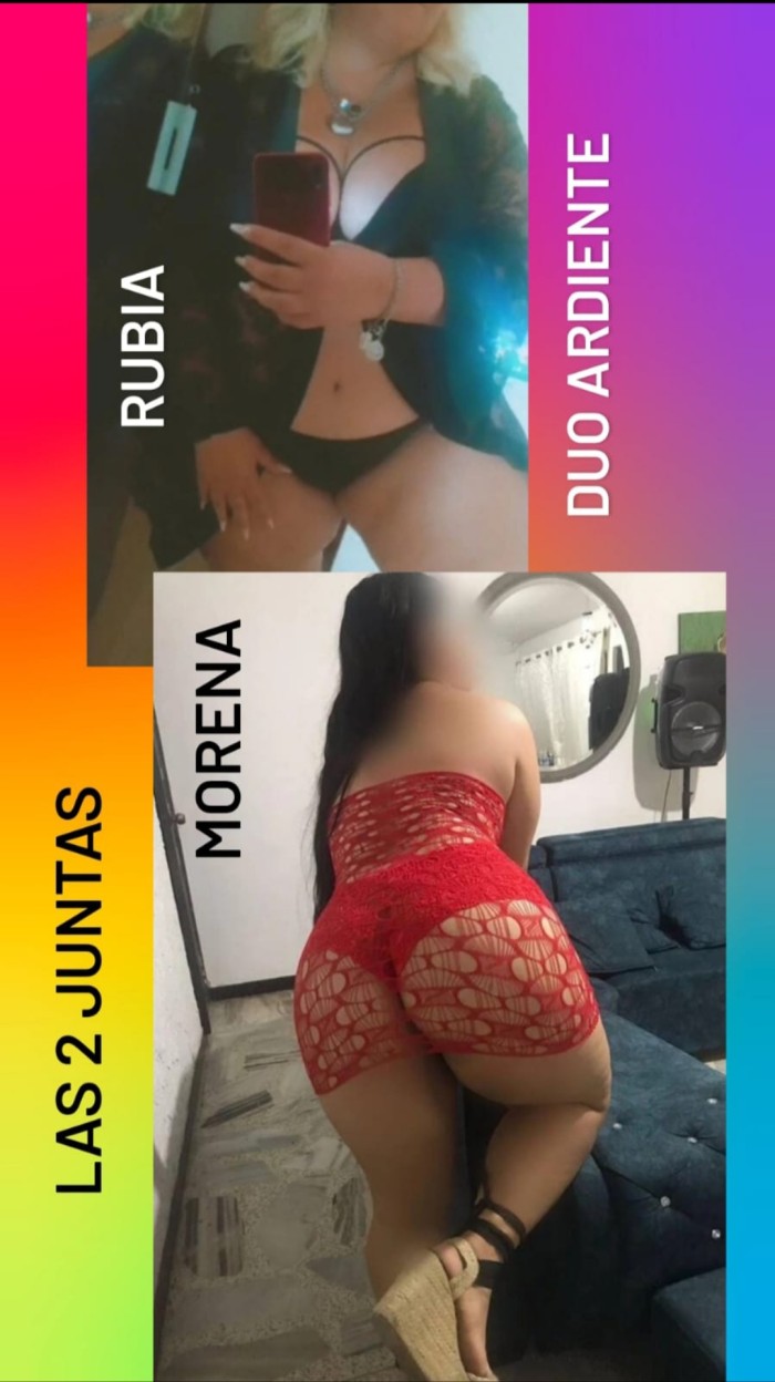Duo rubia y morena