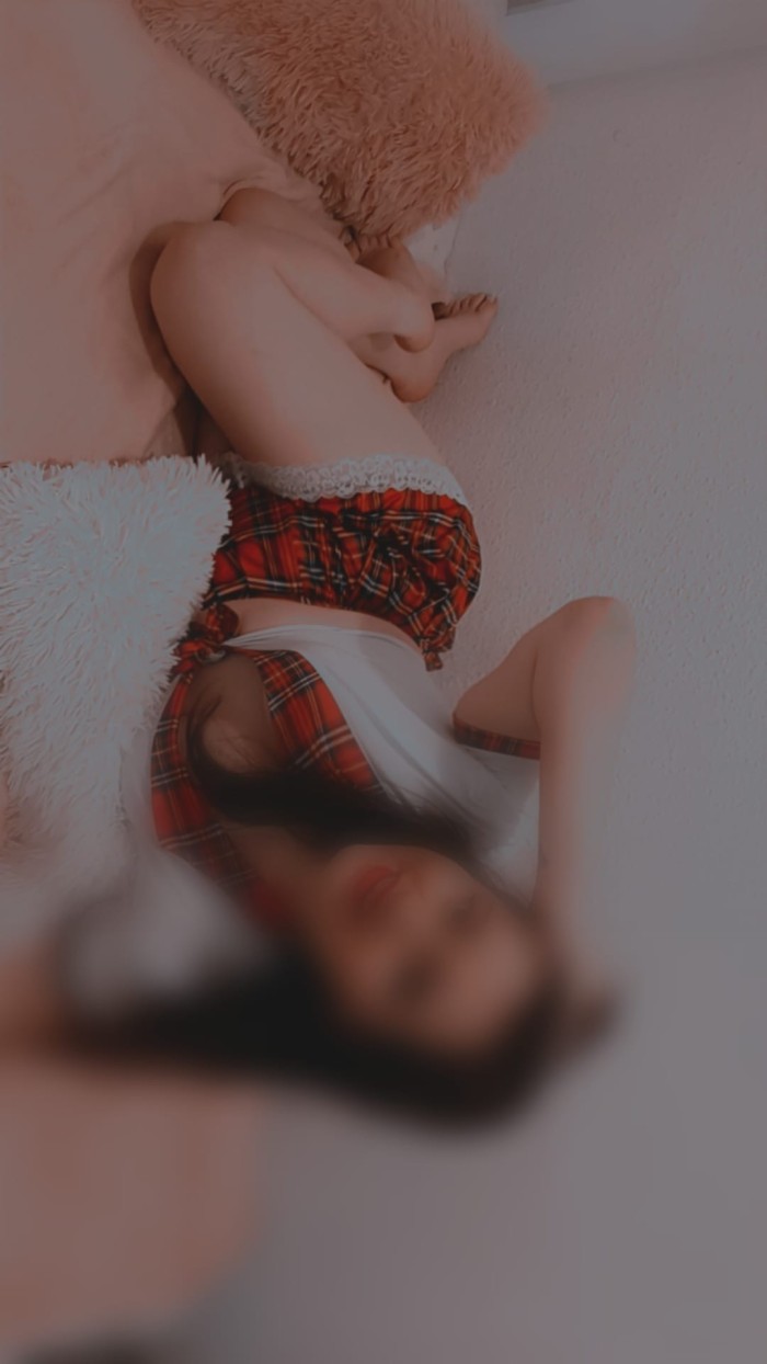 Con ganas de marcha Andrea muy activa