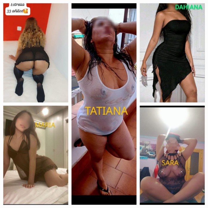 Varias amigas calientes