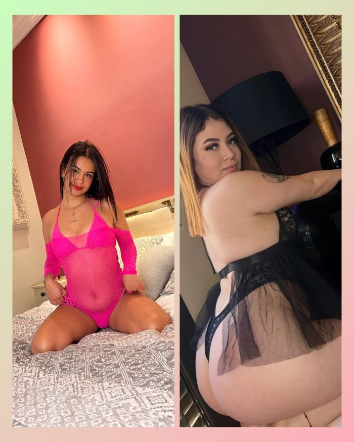 DOS BOMBAS SEXUALES CON GANAS DE TU LECHE,NUEVAS E