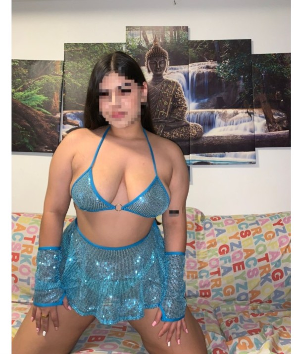 Colombiana exótica francés natural hasta el final