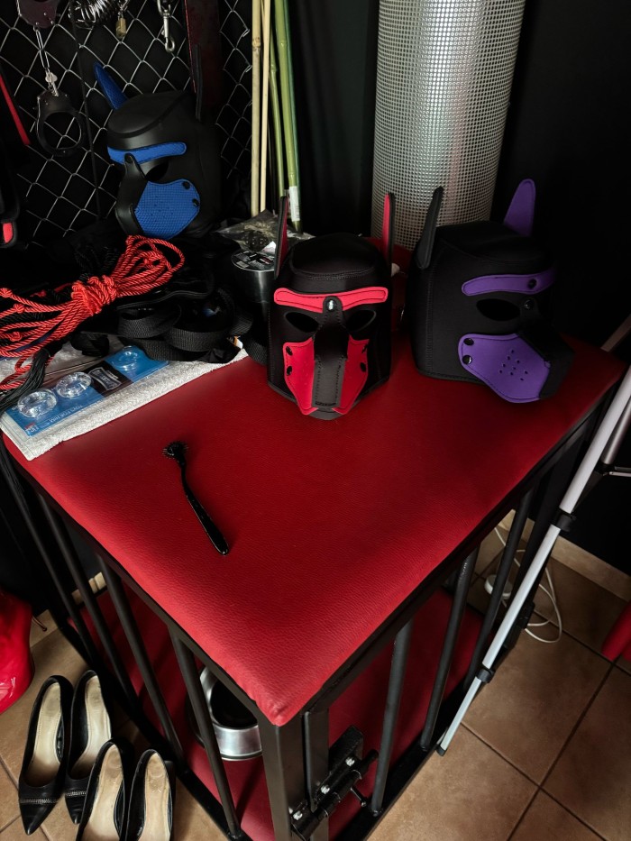 Ama domina Luna bdsm,castigo,sala equipada