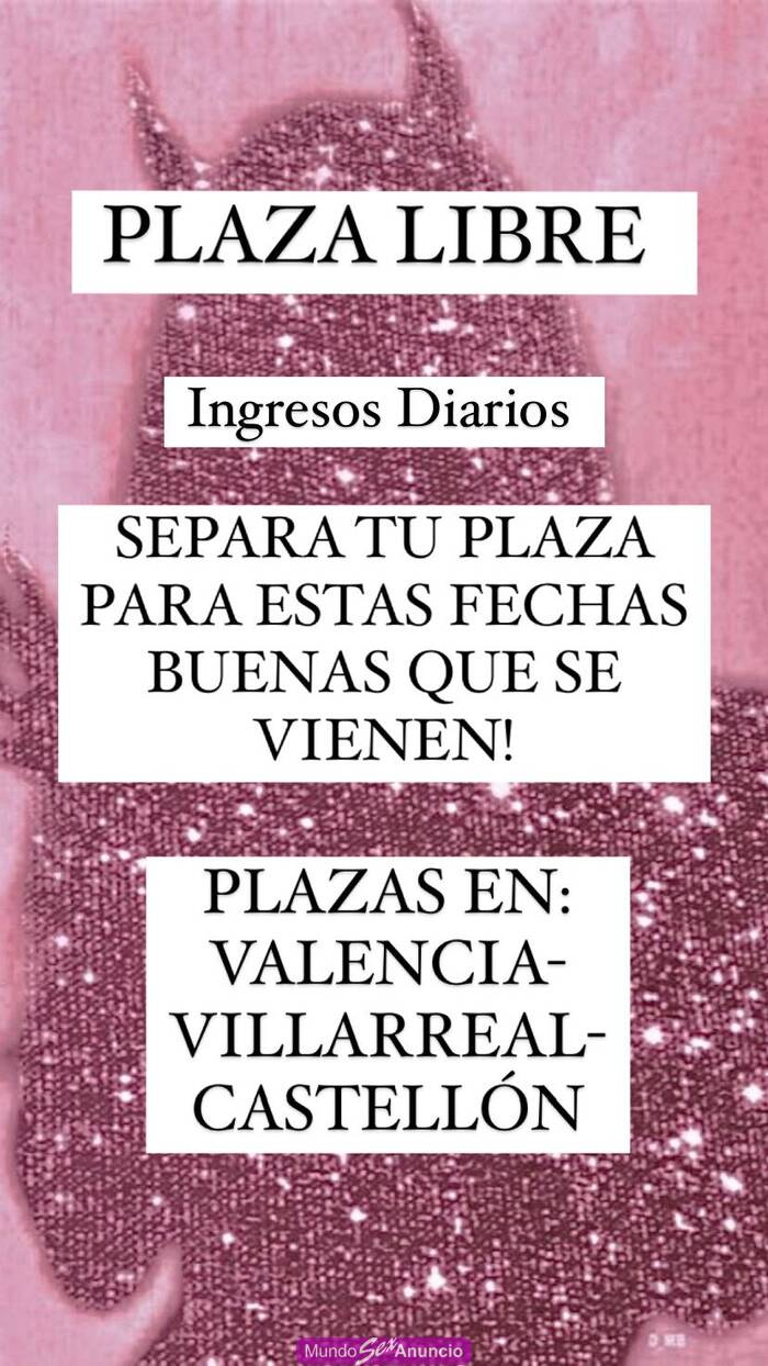 PLAZA DISPONIBLE MUCHO TRABAJO VILLA REAL