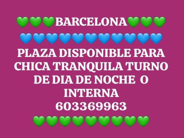 2 PLAZA DISPONIBLE INMEDIATA.UNICAMENTE CHICAS AM