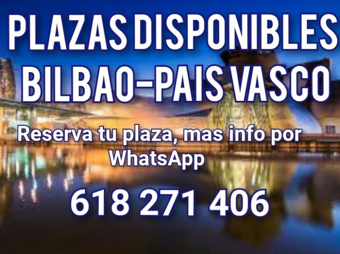 Plaza en Bilbao país vasco españolas 200€/hora