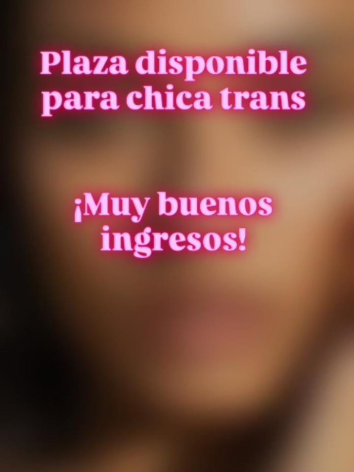 TENEMOS PLAZA DISPONIBLES…. MUJERES Y TRANS