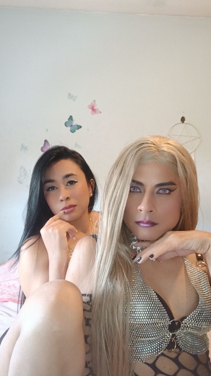 Duo perfecto chica Trans y chica biológica en lleida dispuestas a todo