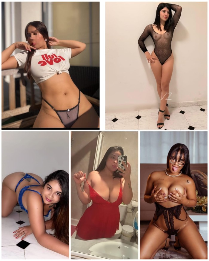 5 AMIGUITAS JUGUETONAS Y MORBOSAS CON GANAS DE FIESTA