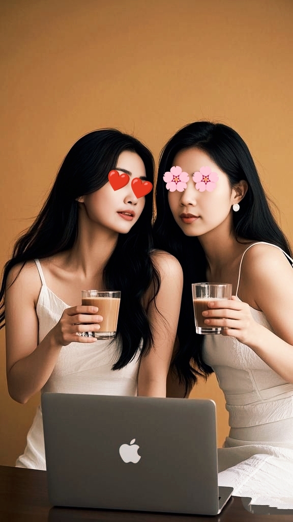 Dos chicas asiáticas en Girona Centro