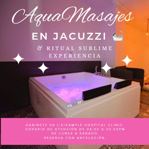 Aquamasaje en Jacuzzi Barcelona Masaje en agua