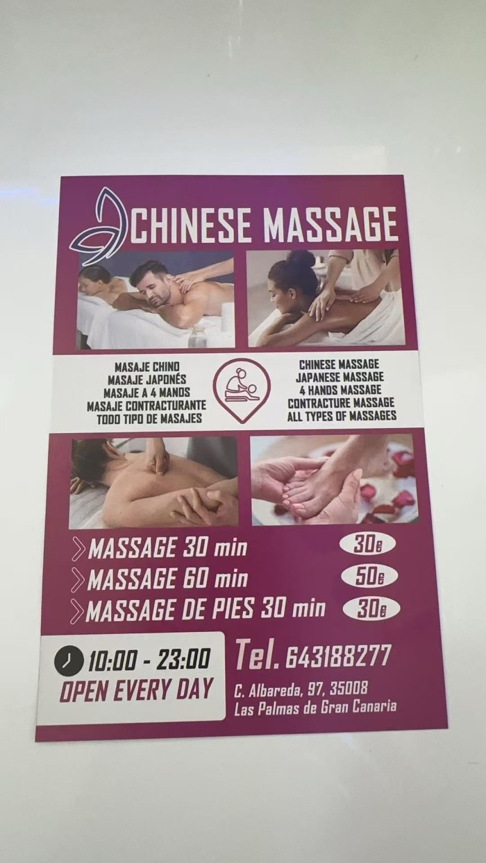 Chinese Healthy Massage 3 – Relaxing – Las Palmas