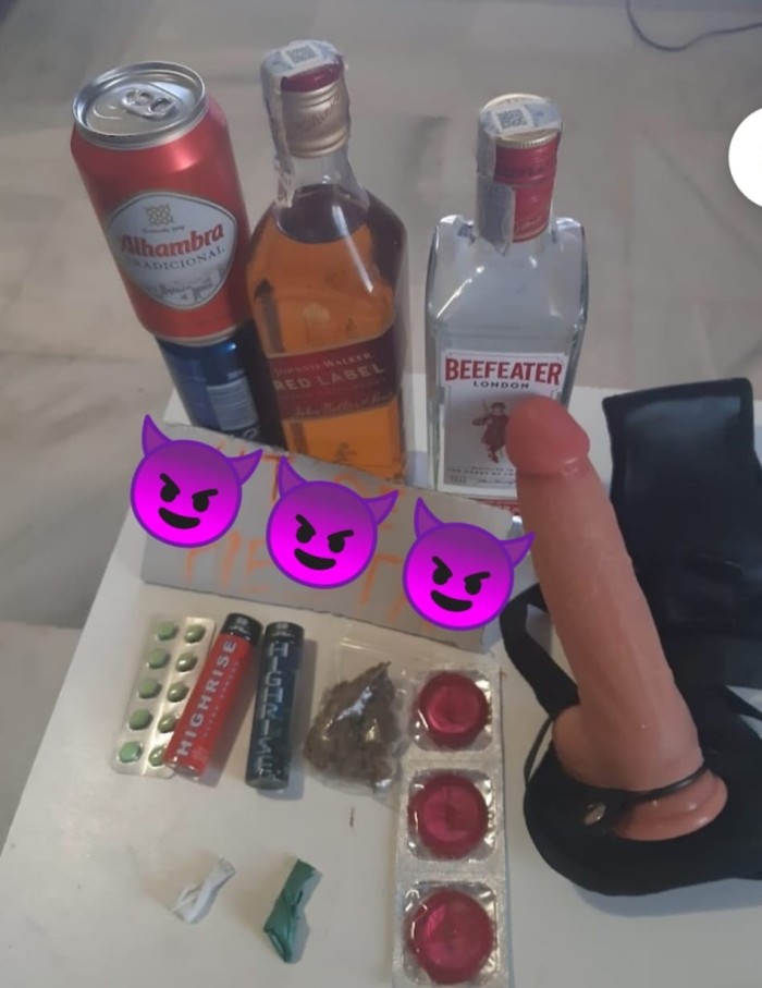 Súper guarra y fiestera transexual