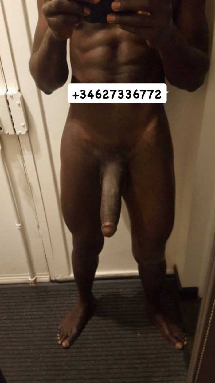 Chico africano en Barcelona