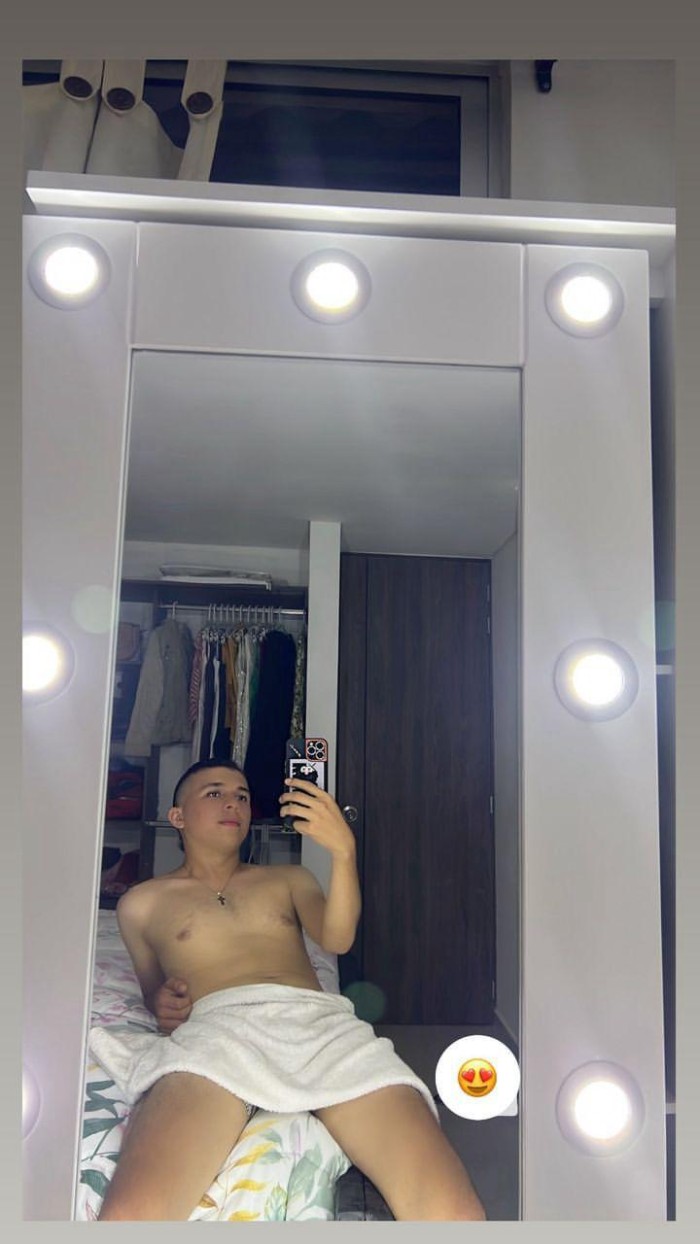Daniel, joven colombiano ardiente en Madrid