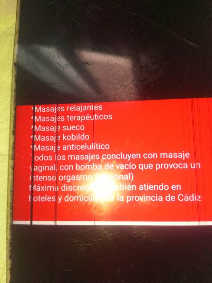 Masajista titulado, sólo atiendo a Chicass