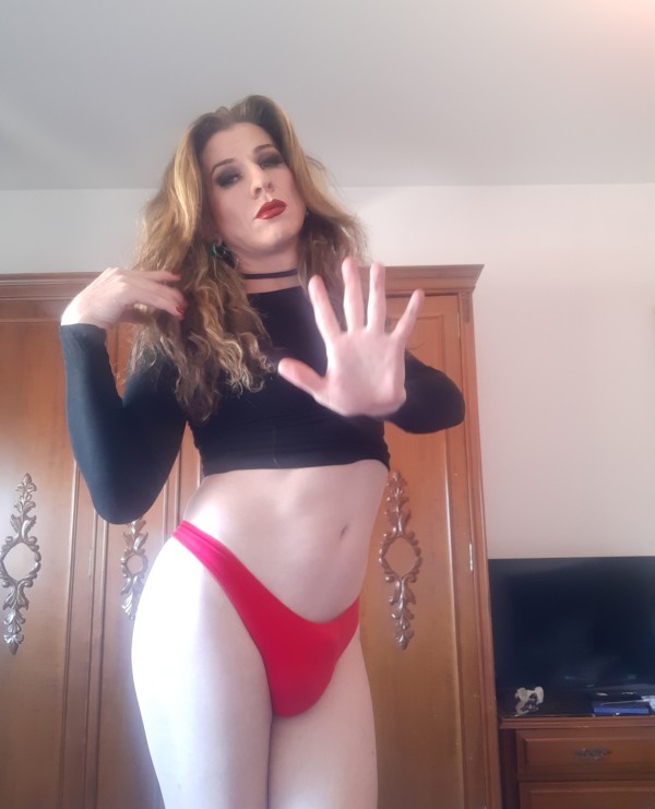 TRANS IMPLÍCITA , BRAGAS  HUMILLACIÓN , TORTURA de PESONES , F