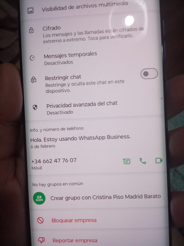 No alquilar no mandar reserva a este número estafa
