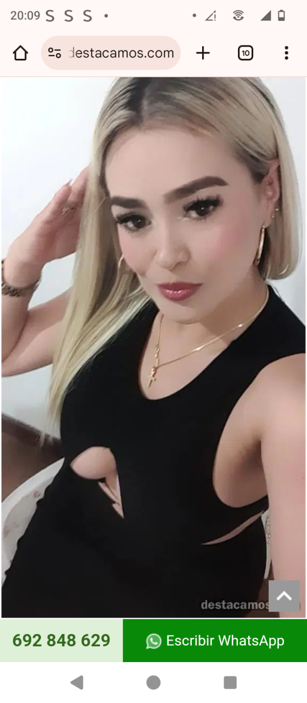 Rubia ardiente y cachonda