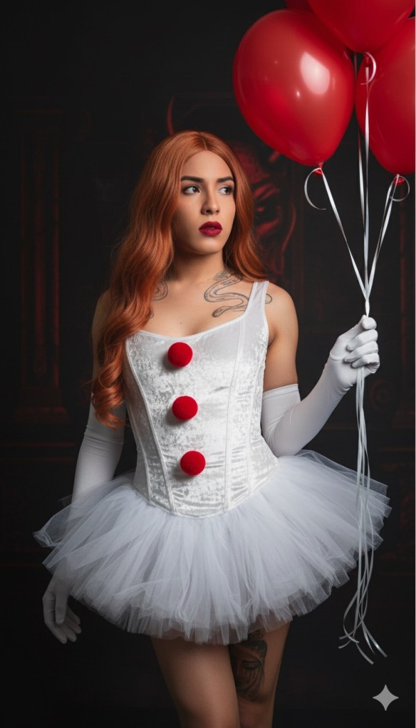 Hermosa niña latina trans cachonda complaciente