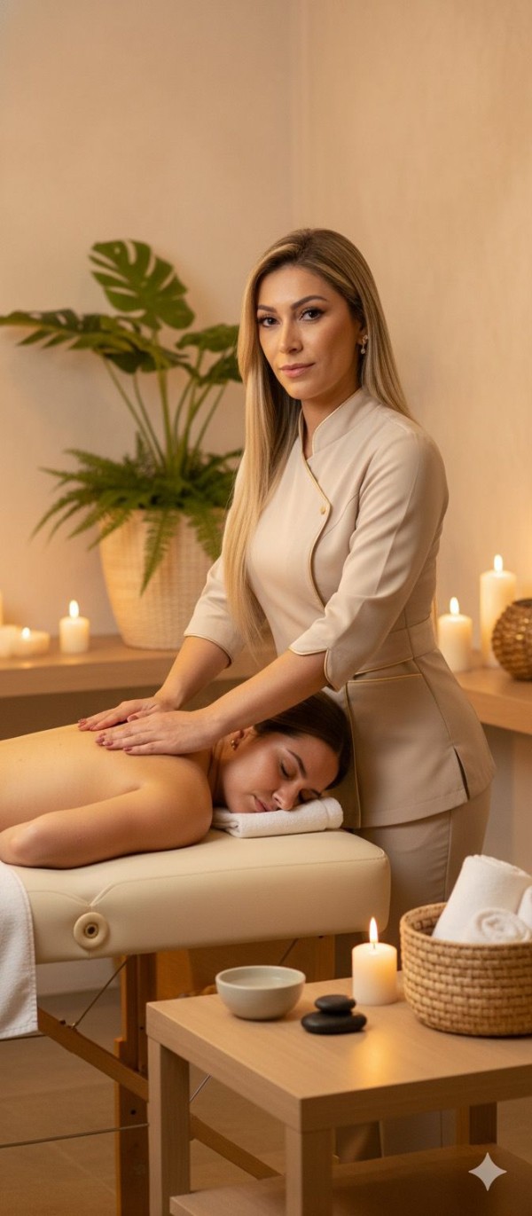 Mariana masajista Colombiana ,Mesa y Lopez