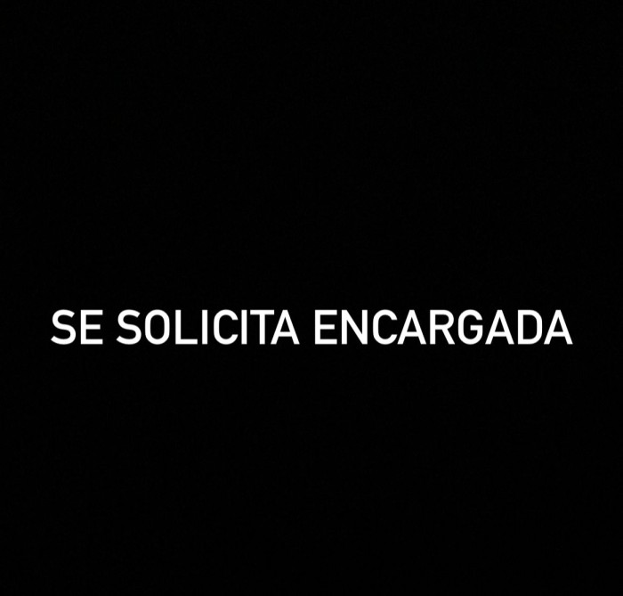 SE SOLICITA ENCARGADA