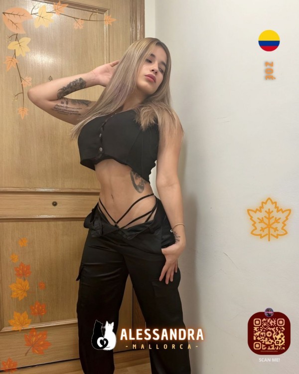 SENSUAL Y FIESTERA ESCORT EN MALLORCA, COLOMBIANA ARDIENTE.