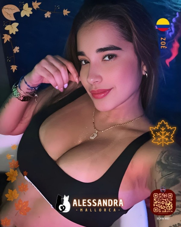 SENSUAL Y FIESTERA ESCORT EN MALLORCA, COLOMBIANA ARDIENTE.