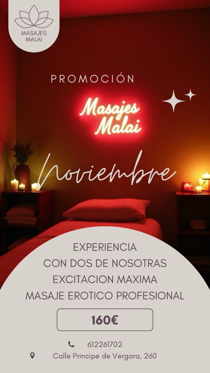 ✦ Masajes Eróticos en Madrid ✦ & Mucho Mas!