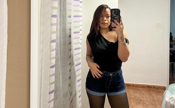 Andrea recién llegada en berriz