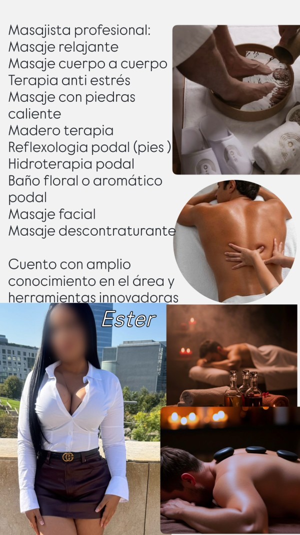 ÚLTIMOS DÍAS en españa ven a disfrutar un masaje con terminación