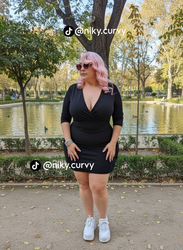 CURVY mega tetas 160cm para Cubanita, francés salivado TIKTOK (Niky.curvy)