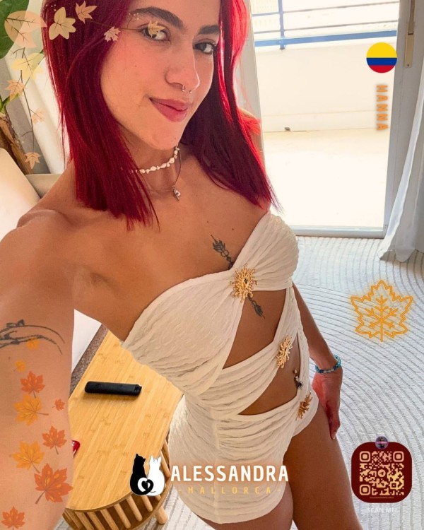 SENSUAL Y ARDIENTE ESCORT PELIROJA de 20 AÑOS. MALLORCA. PALMA CENTRO 24/7