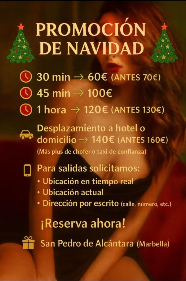 Promo!!san pedro de alcantara citas y salidas outcall incall