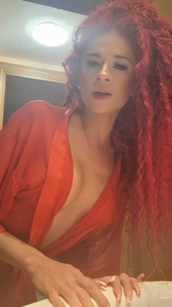 Novedad Andrea peli Roja delgadita