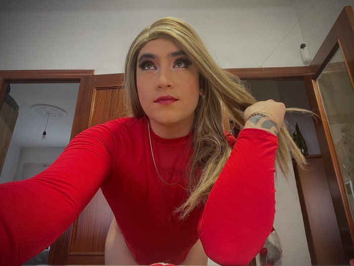 AUTENTICA TRANS RUBIA COLOMBIANA NOVEDAD 24H