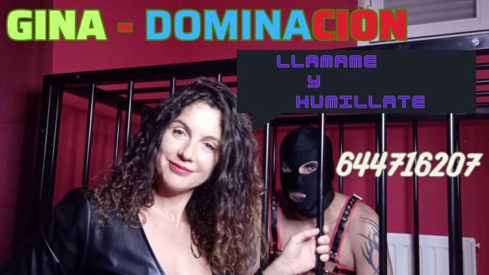 Mistress Gina en Granada, unos días