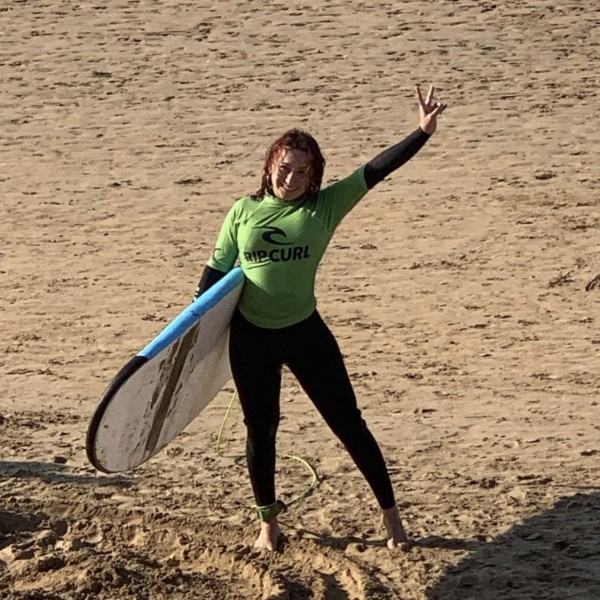 Surfista de paso muy morbosa