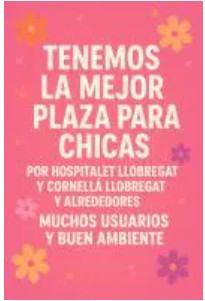 Buscamos escort para hacer plaza
