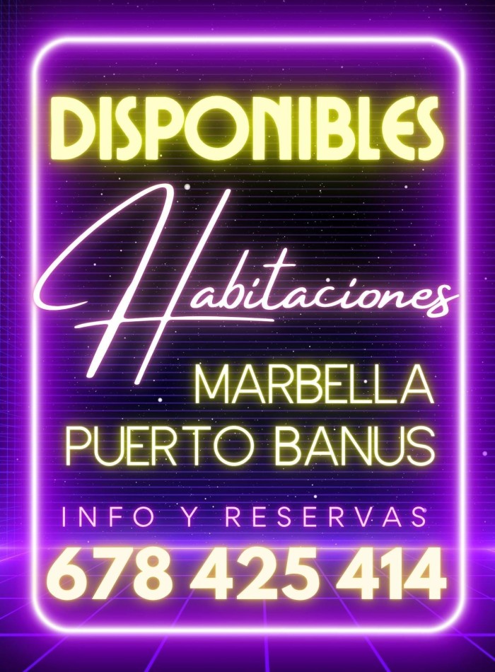 Habitación para chica joven en Puerto Banús