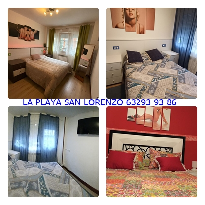 HABITACIONES EN LA PLAYA SAN LORENZO AVENIDA PORTUGAL AVENIDA CONSTITUCION