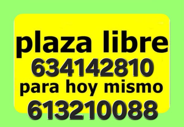 PLAZA A CHICAS DE 19 A 35 AÑOS INMEDIATA