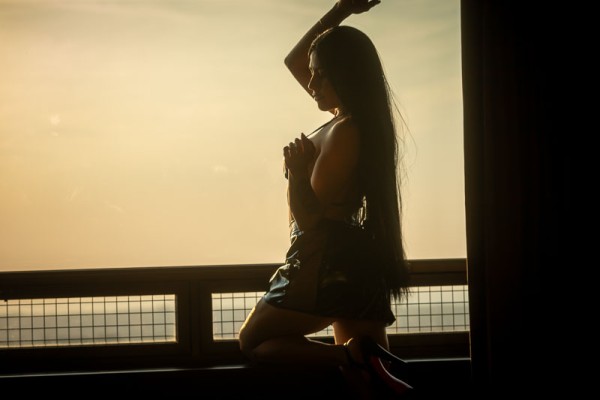 Chica trans cachonda