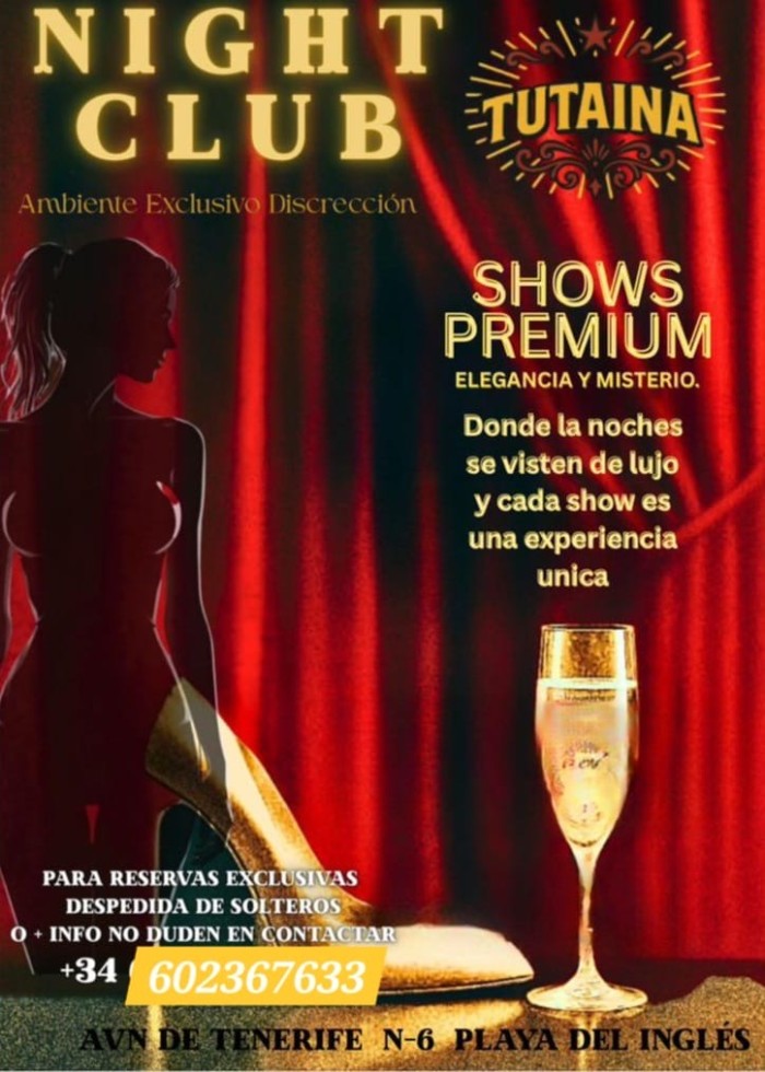 EL CLUB MÁS SELECTO DE PLAYA DEL INGLÉS! VEN AMOR