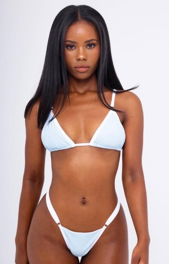 Morenaza divina con ganas de fiesta y placer