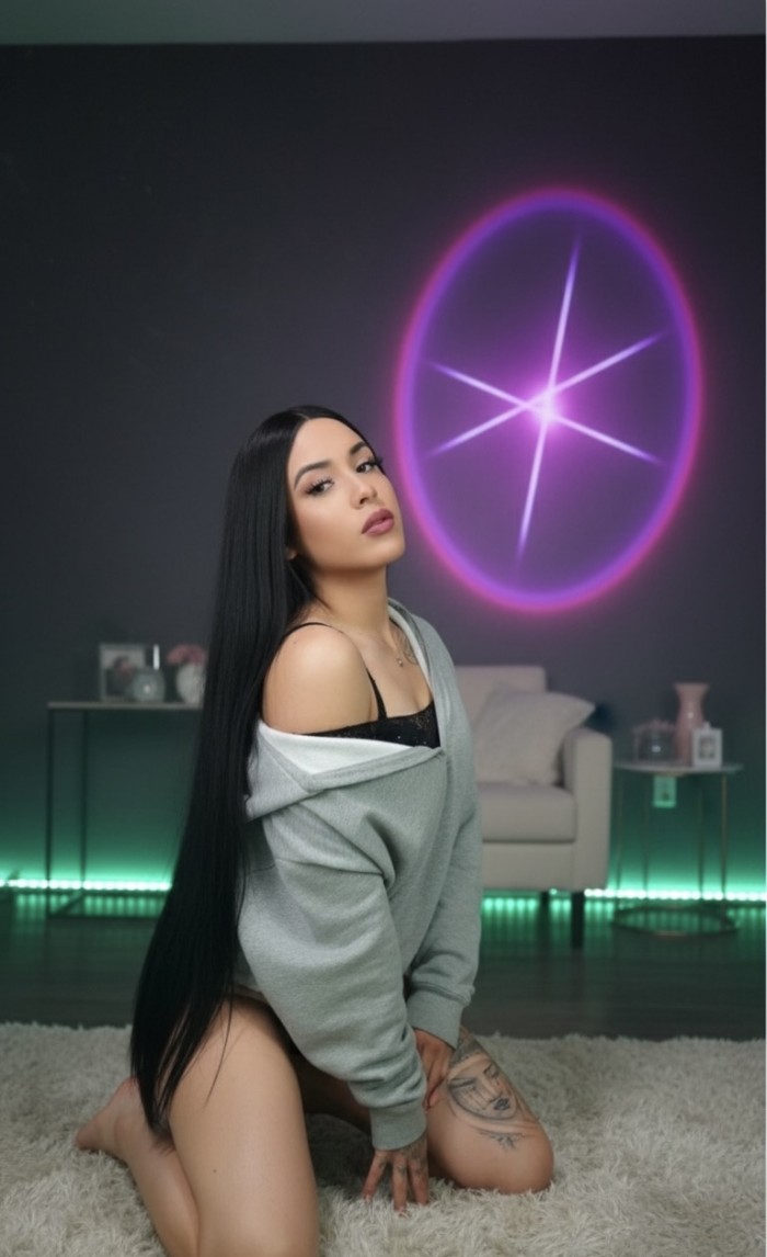 Carta 20cm de polla Niña Trans Colombiana