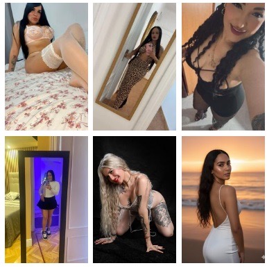 Seis putitas folladoras Salidas discretas