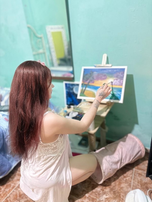 Novedad Andrea joven y hermosa trans femenina