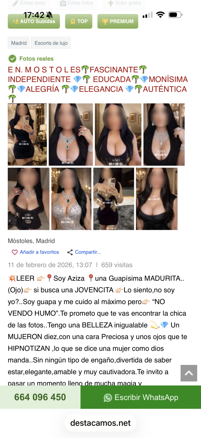 De lunes a Domingo tetona cachonda guapísima top